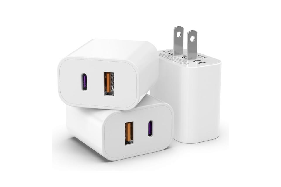 3 cargadores GENJUN USB-C con certificación MFi para iPhone