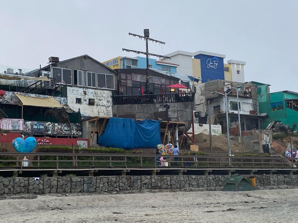 Tijuana shoreside.