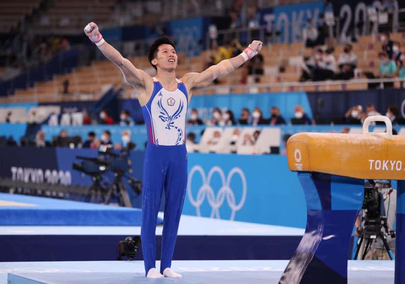 第二次參加奧運的李智凱，成功超越自己，也為台灣拿下第一面奧運體操獎牌。體育署提供
