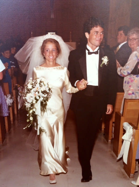 Marta Prietto O&rsquo;Hara and&nbsp;Kevin O&rsquo;Hara on their wedding day in 1983.&nbsp; (Photo: Courtesy of Marta Prietto OHara)