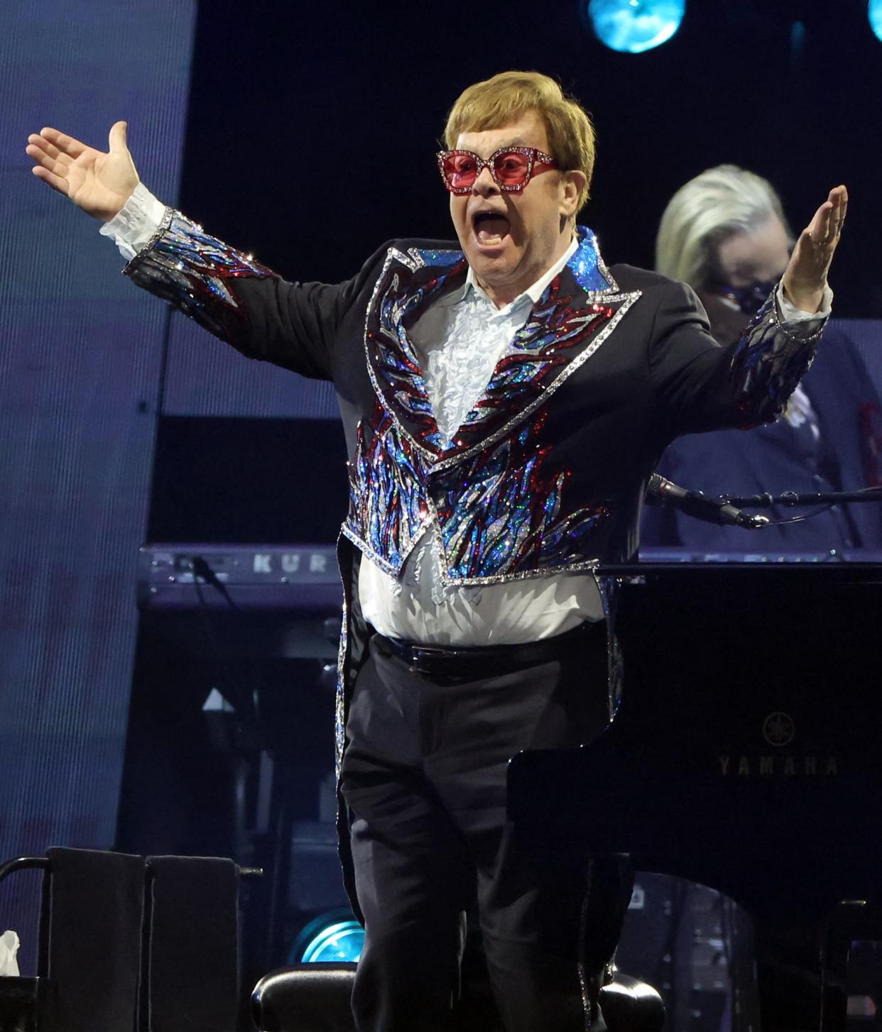 Elton John en concert le 1er novembre 2022 à Las Vegas - Ethan Miller / GETTY IMAGES NORTH AMERICA / Getty Images via AFP