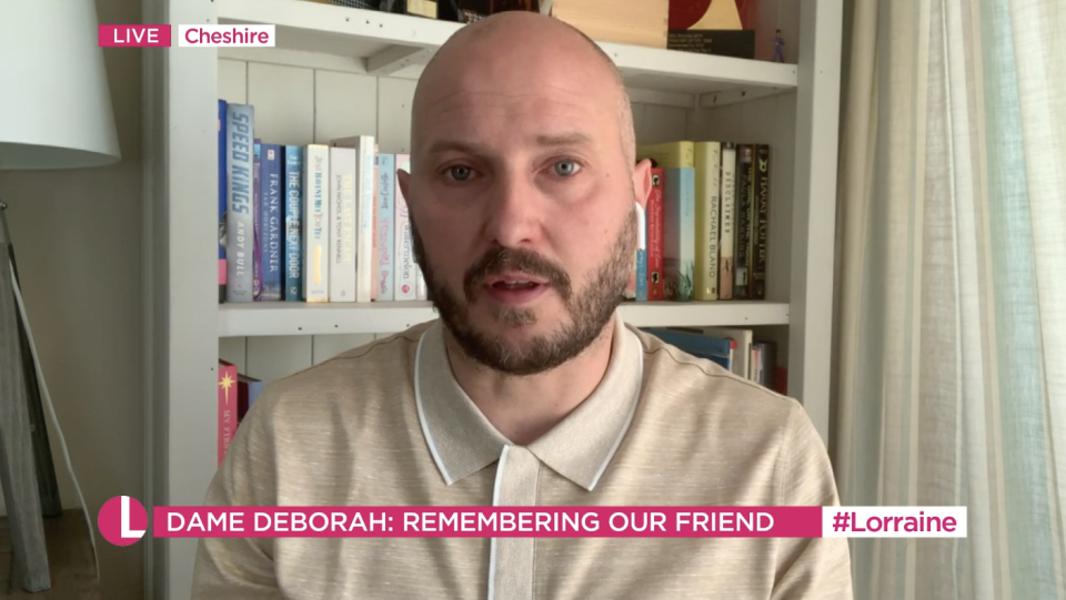 You, Me and The Big C podcast hosts Steve Bland spoke about Dame Deborah's overwhelming positivity. (ITV)