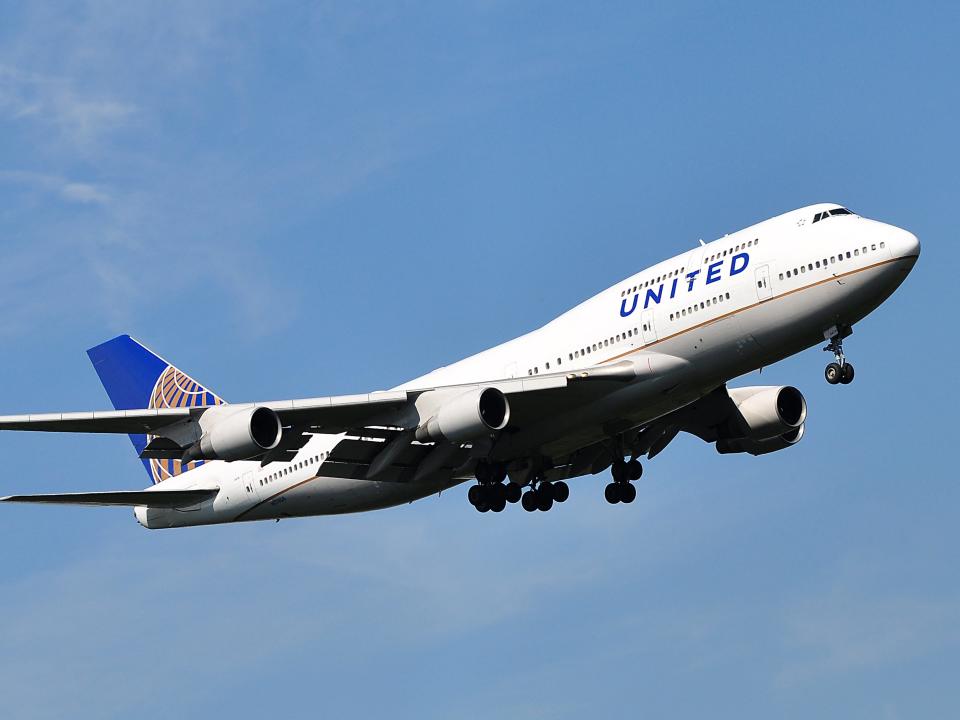 United Airlines 747.