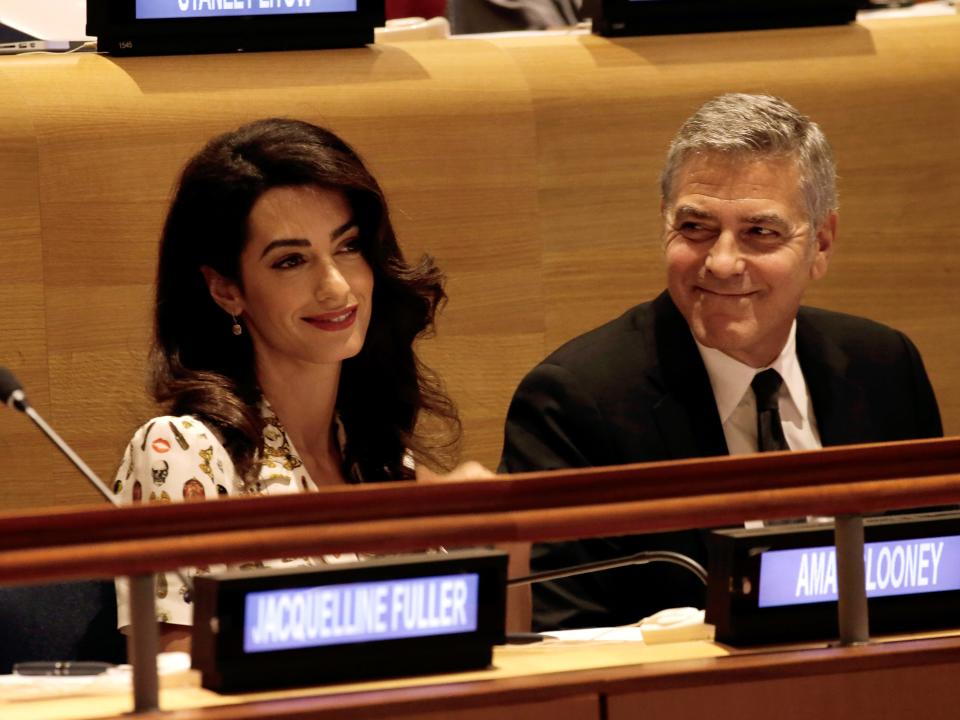 Amal and George Clooney