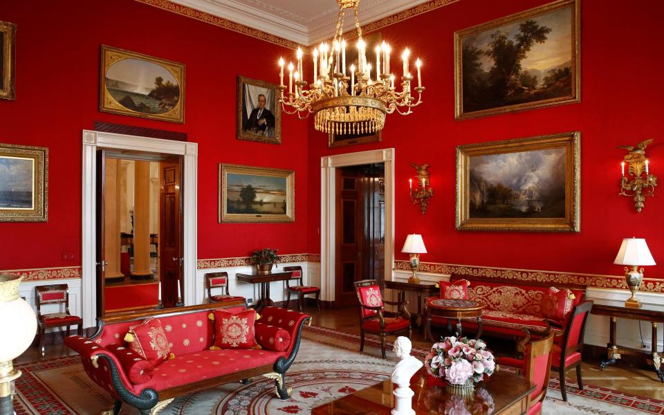 The Red Room at the White House - AP Photo/Patrick Semansky