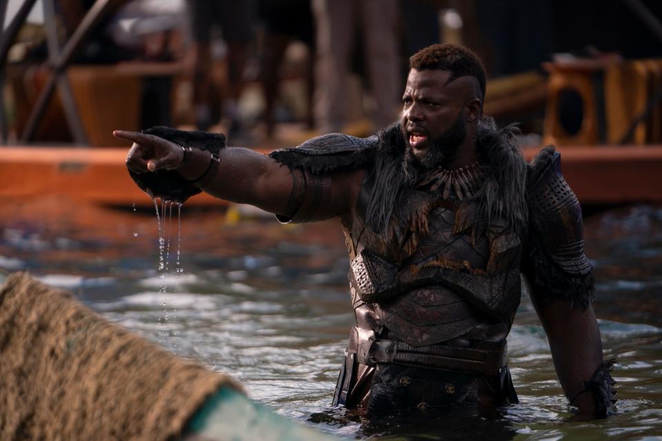 Winston Duke as M'Baku in "Black Panther: Wakanda Forever."