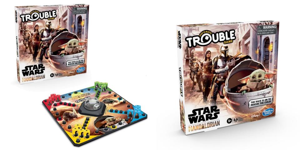 trouble baby yoda game