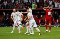 Soccer Football - World Cup - Group B - Iran vs Spain - Kazan Arena, Kazan, Russia - June 20, 2018 Iran's Karim Ansarifard reacts after missing a chance to score REUTERS/Jorge Silva