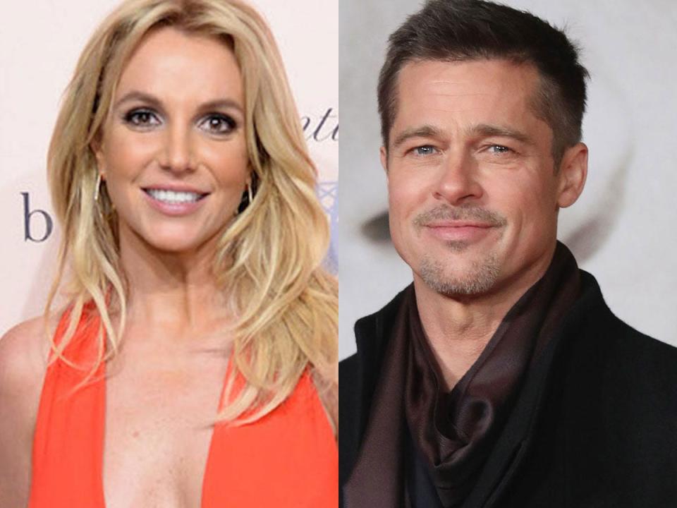 britney spears brad pitt