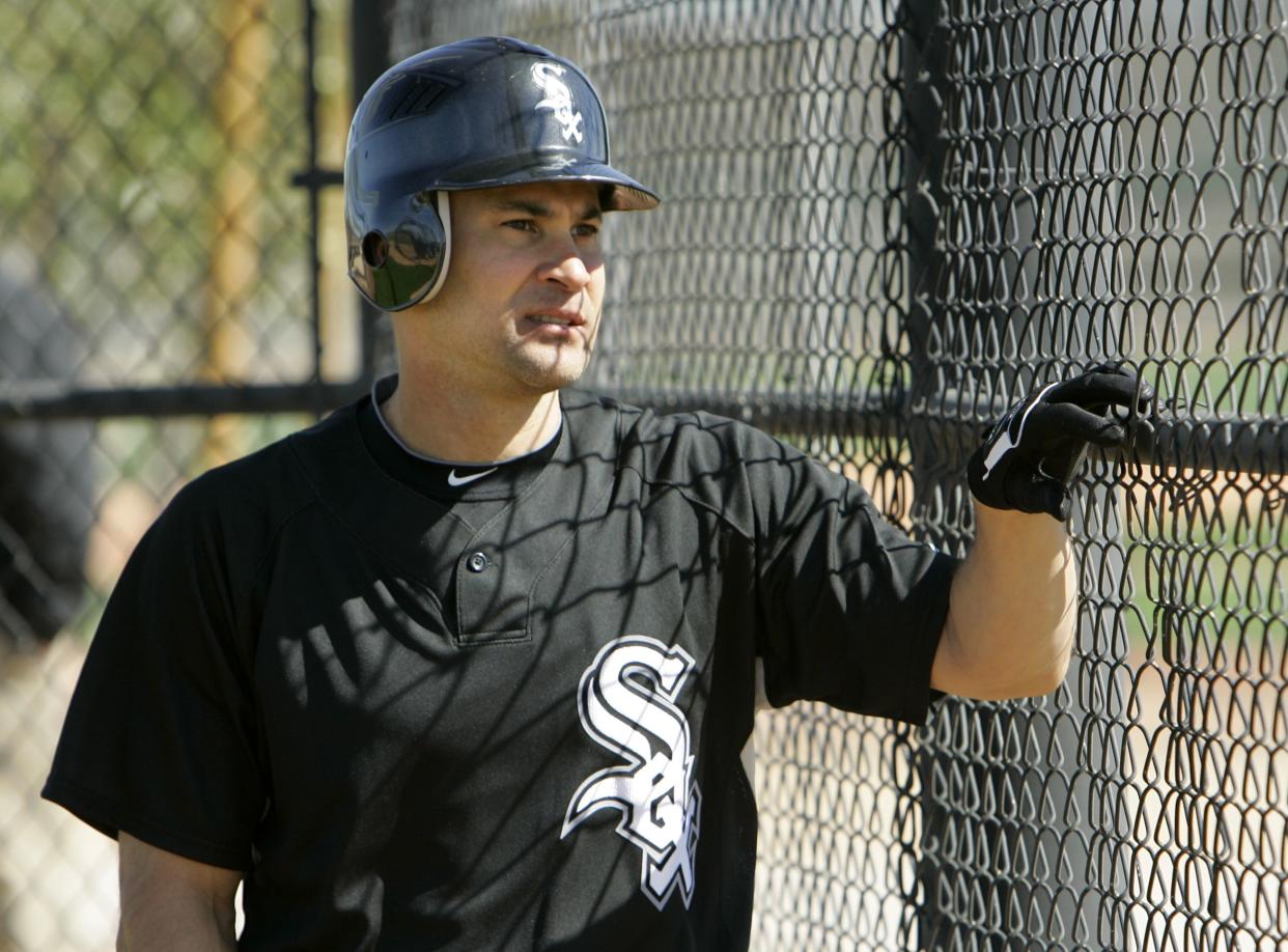 Chicago White Sox shortstop Omar Vizquel is seen in 2010.