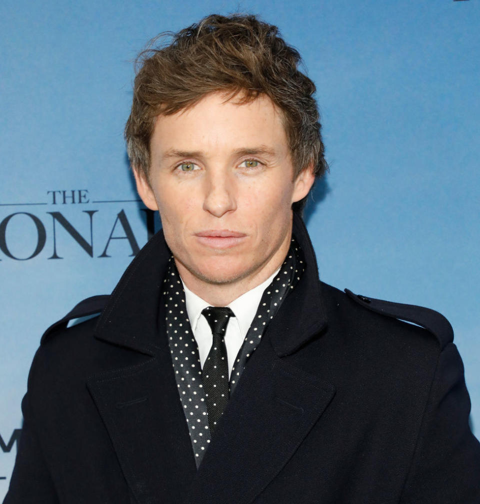 Redmayne on a red carpet