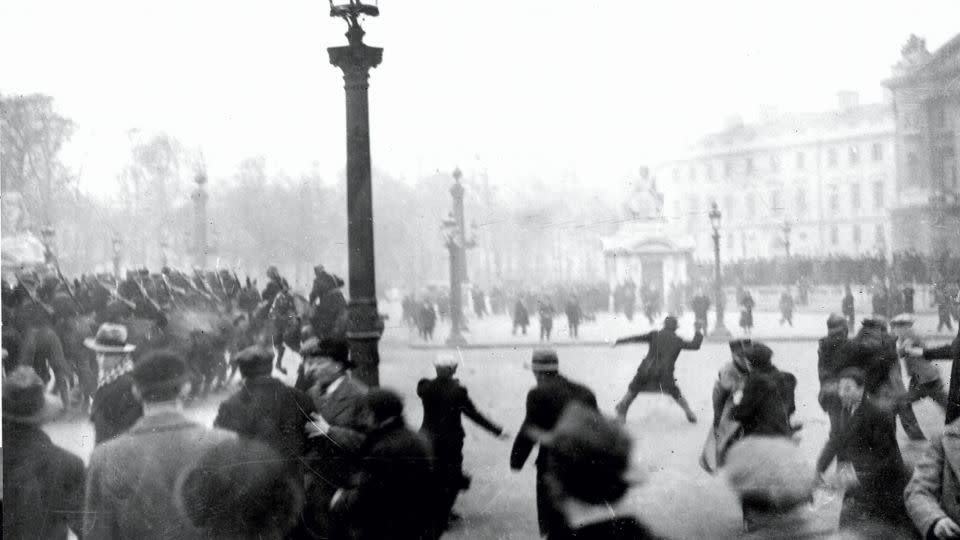 A violent demonstration that almost toppled the French government in 1934 holds ominous lessons for us today, a new book warns. - Roger Viollet Collection/Getty Images