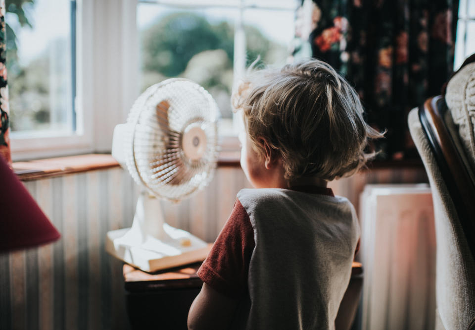 Bei hohen Temperaturen sorgt ein Ventilator für Abkühlung (Symbolbild: Getty Images)