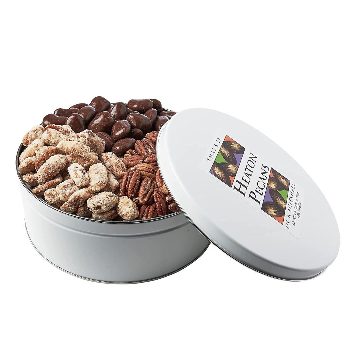 Heaton Pecans Three-Way Assorted Gift Tin