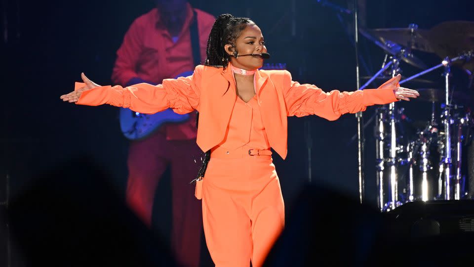 Janet Jackson performing in Louisville in 2022. - Stephen J. Cohen/Getty Images