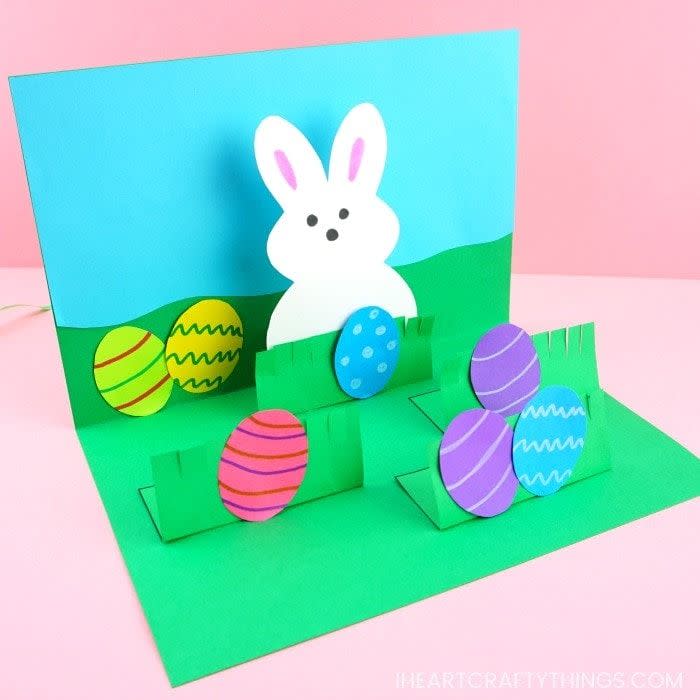 popup easter card diy easter cards