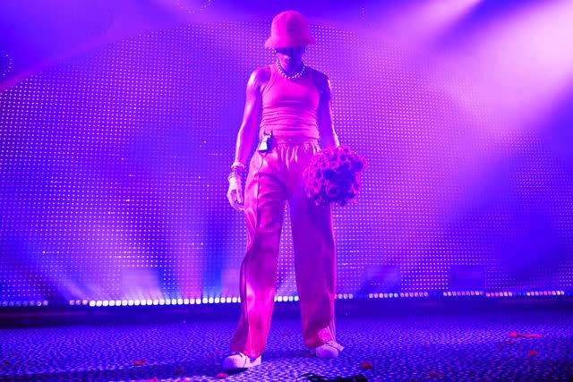 <p>Kristina Bumphrey/Billboard via Getty</p> Teezo Touchdown performs at the Billboard's Hip-Hop LIVE in New York City on Sept. 6, 2024