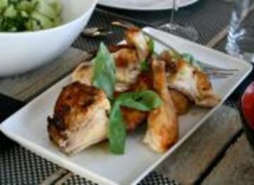 Chicken with basil