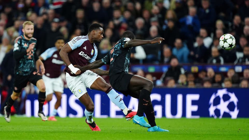 Durán scores against Bayern Munich. - Mike Egerton/Press Association/AP