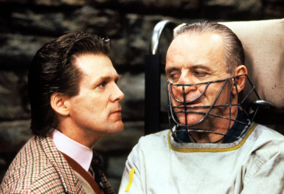 <h1 class="title">THE SILENCE OF THE LAMBS, Anthony Heald, Anthony Hopkins, 1991</h1><cite class="credit">©Orion Pictures Corp/Courtesy Everett Collection</cite>