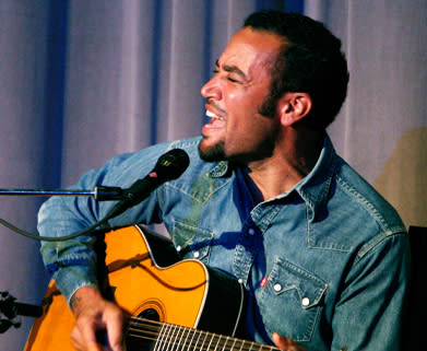 <p>Ben Harper honors Dr Martin Luther King Jr in Los Angeles at the Directors Guild Theater on June 9, 2008 in Los Angeles.</p>