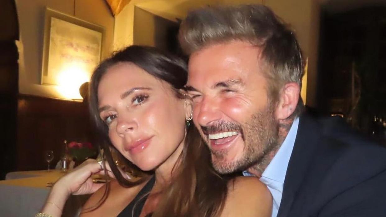 Victoria Beckham with David Beckham