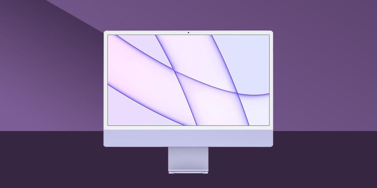 purple 2021 apple imac