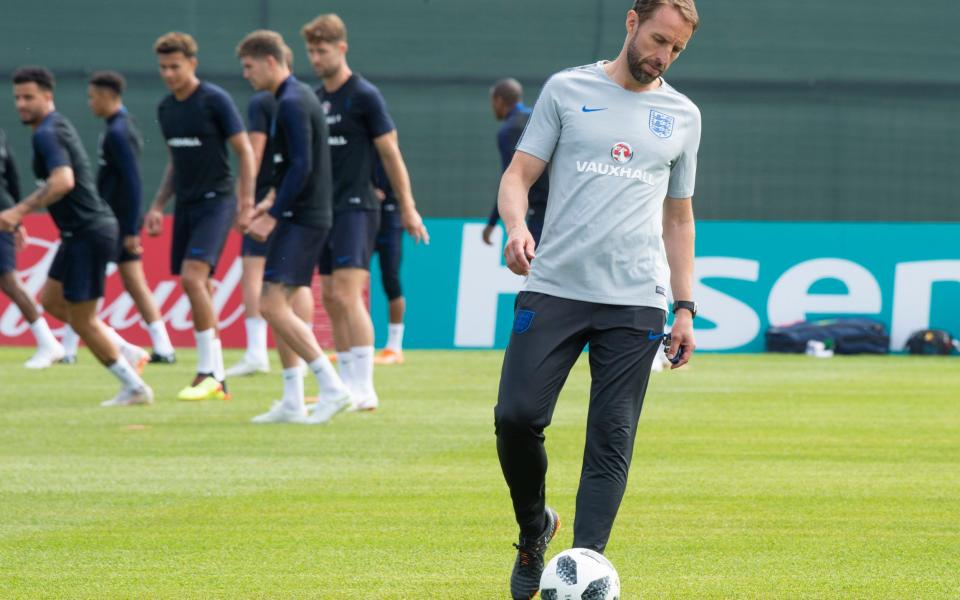 Gareth Southgate is keeping calm ahead of his first tournament game as England manager - JULIAN SIMMONDS