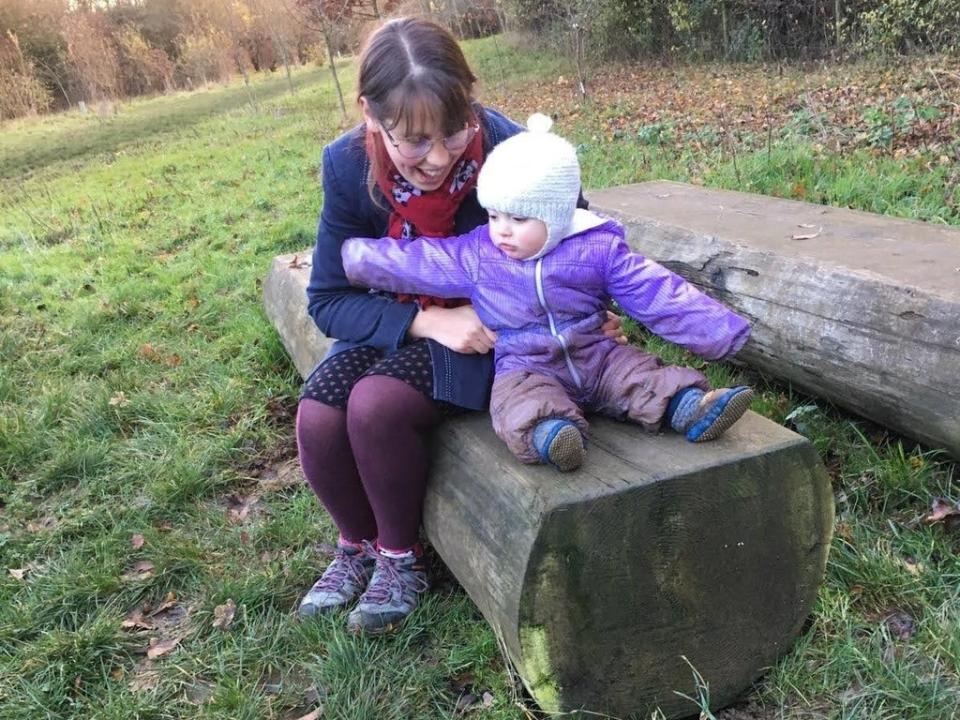 Baby name expert Clare Green with son David (Clare Green)