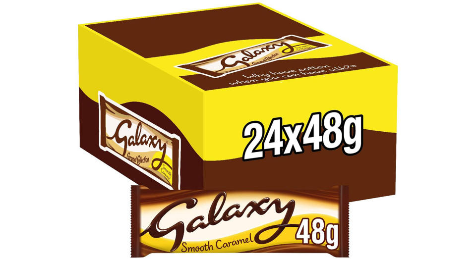 Galaxy Smooth Caramel Bulk Box, 24 Bars