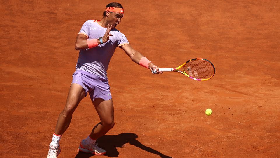 Nadal has won the Italian Open 10 times during his career. - Guglielmo Mangiapane/Reuters