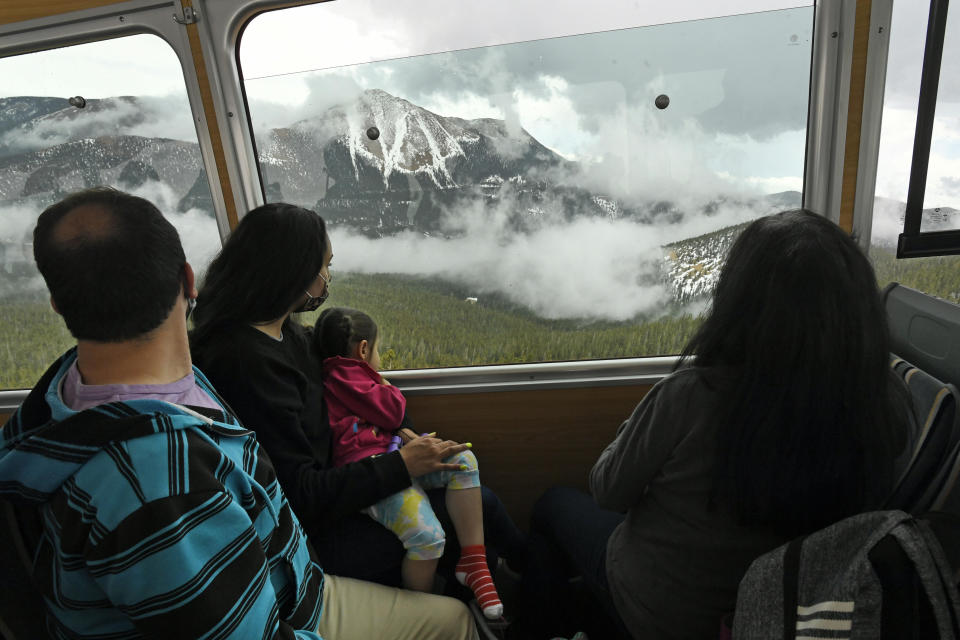 Spectacular scenery seen on the Broadmoor Manitou and Pikes Peak Cog Railway . / Credit: Helen H. Richardson/MediaNews Group/The Denver Post via Getty Images