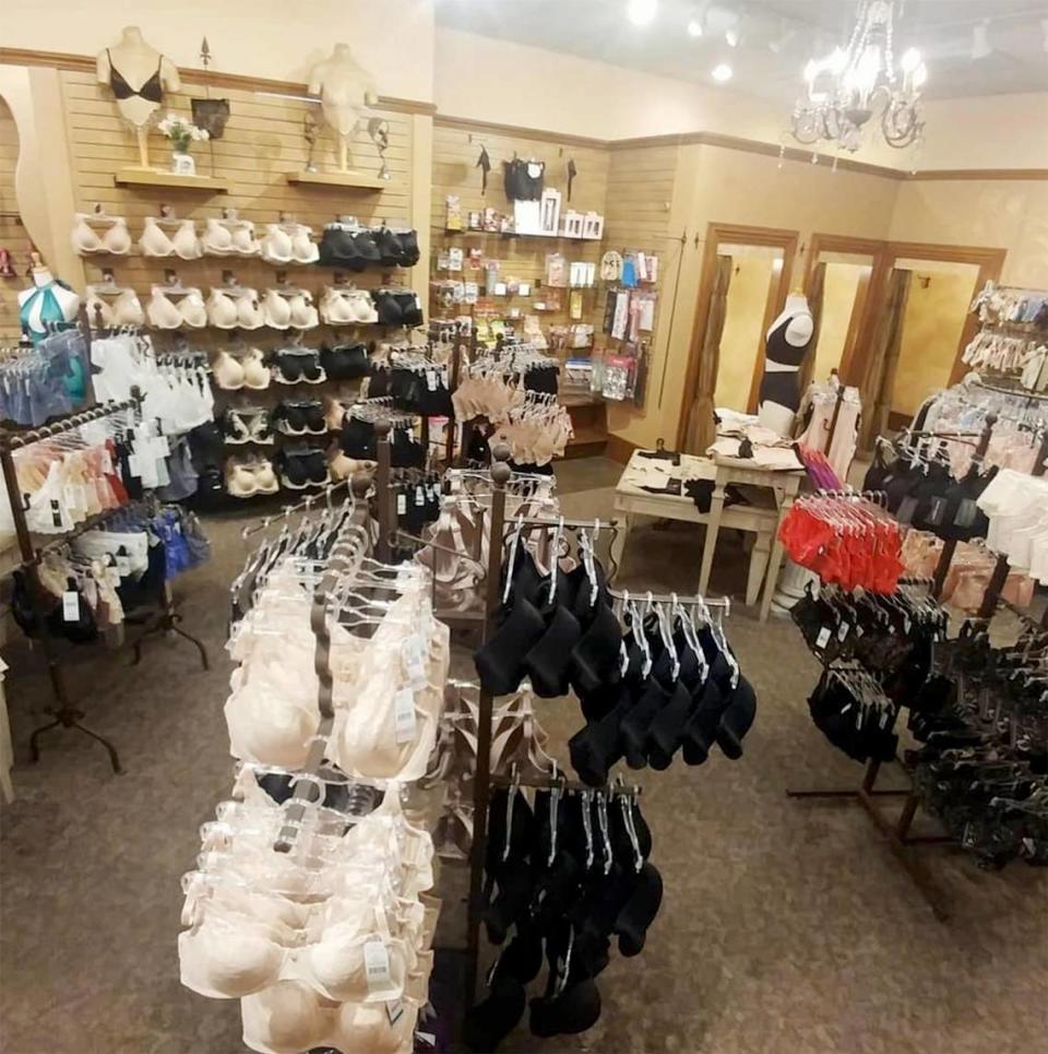 Fanny Wrappers in San Luis Obispo has a wide lingerie selection and specializes in personalized fittings. An Instagram photo from former owner Terry Treves shows the store’s offerings.