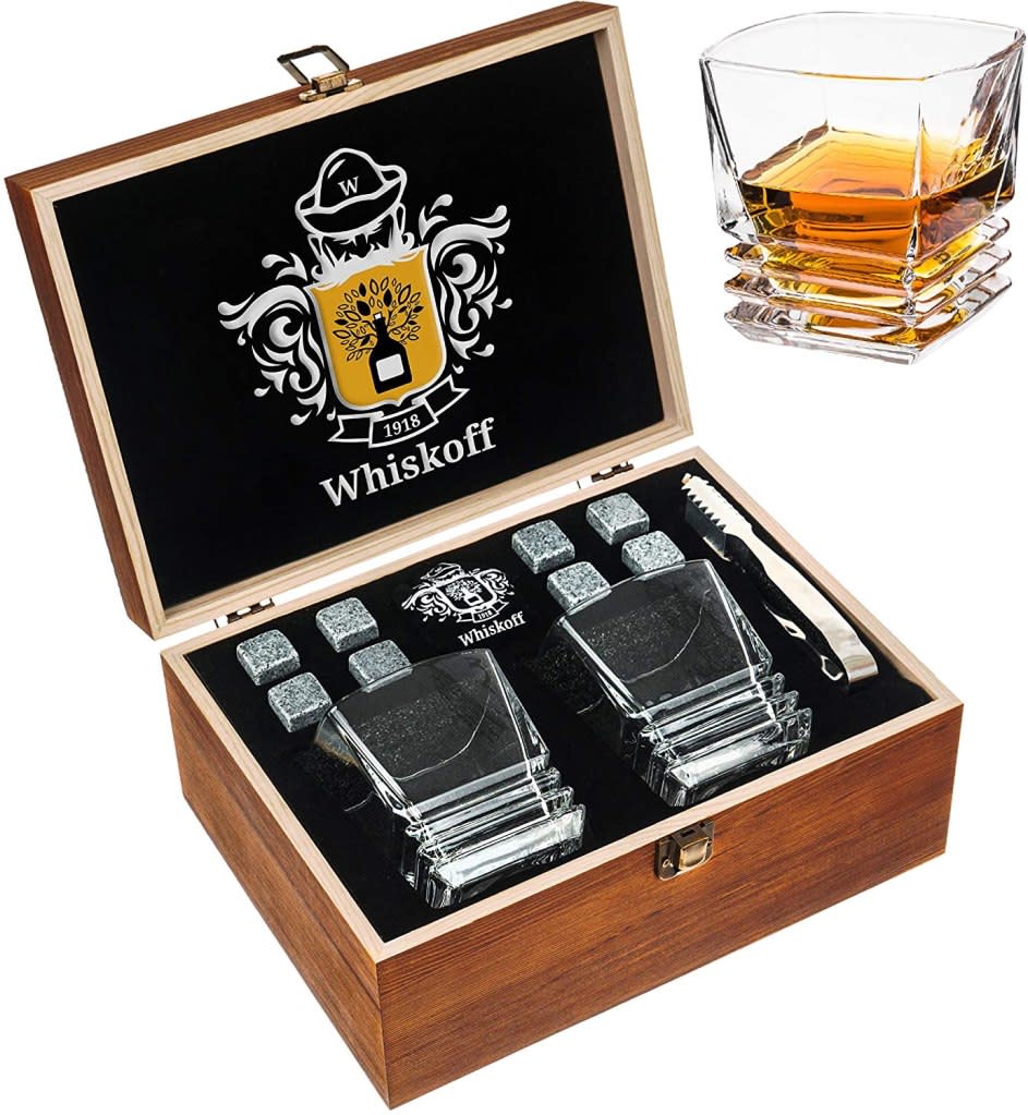 whiskey stones gift set