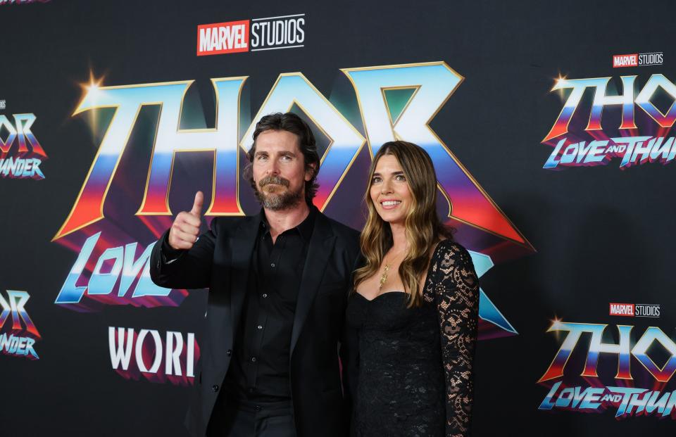 Christian Bale, Thor: Love and Thunder world premiere