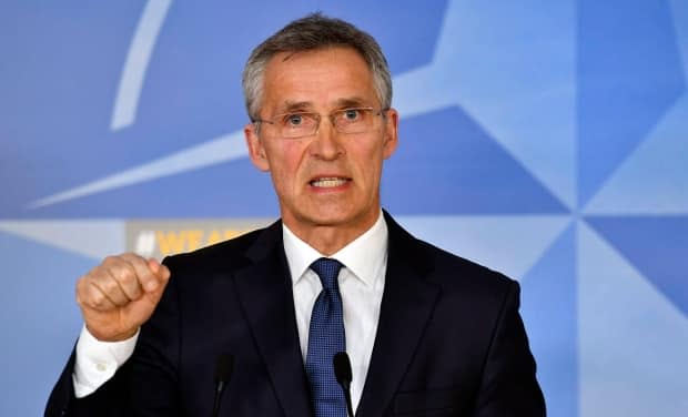 NATO Secretary General Jens Stoltenberg says he is looking forward to renewing the strength of the transatlantic alliance now that Donald Trump has been replaced by U.S President Joe Biden. (The Associated Press - image credit)