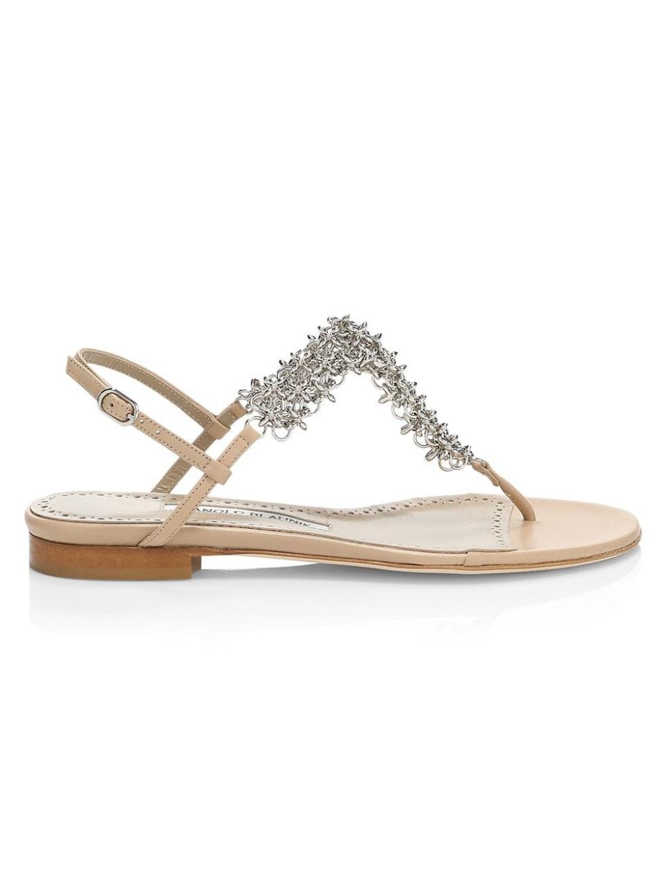 12) Mareki Chain Thong Sandals