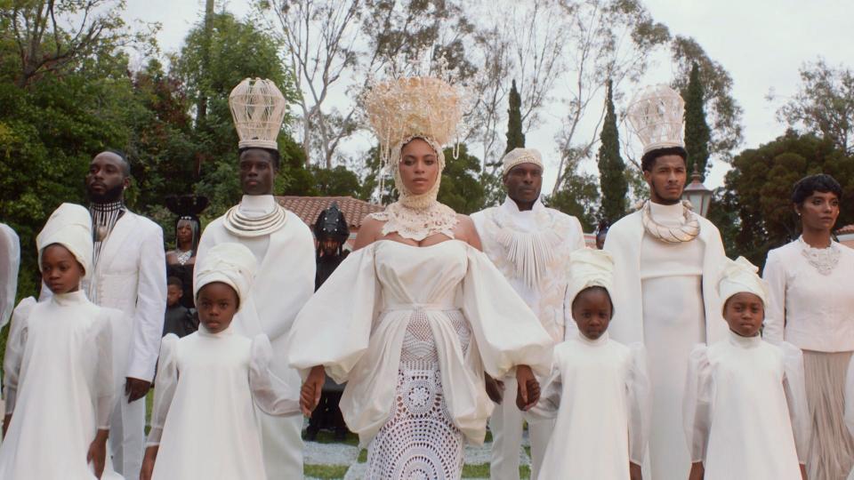 Beyoncé's new visual album, "Black Is King," is inspired by "The Lion King."