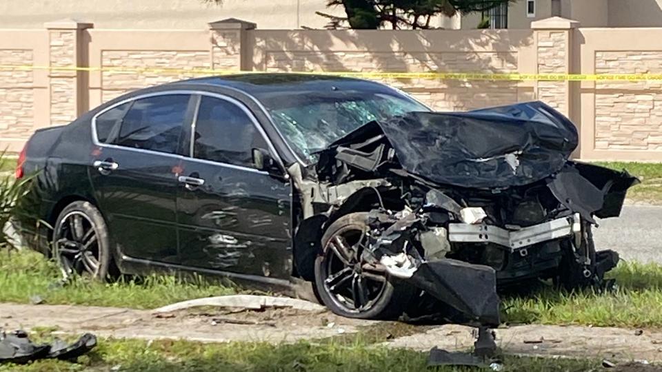 A 7-year-old died Thursday following a crash involving a suspect who was fleeing the scene of a car burglary, the Apopka Police Department said.