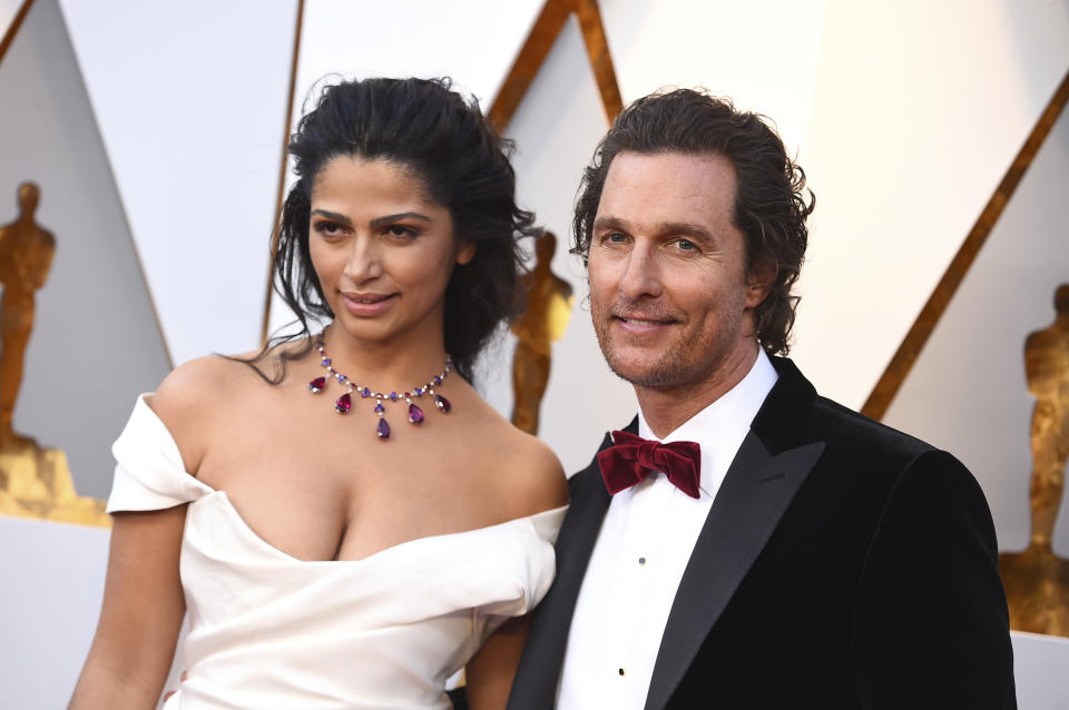 Matthew McConaughey y Camila Alves