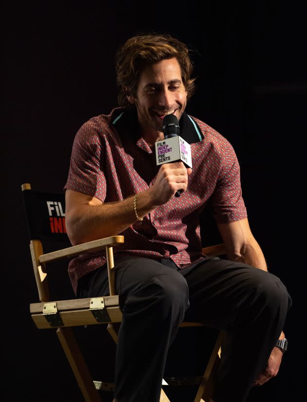 Jake Gyllenhaal pictured over the weekend (Photo: Amanda Edwards via Getty Images)