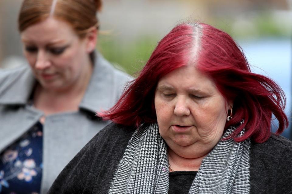 Michelle Hadaway, mother of Karen Hadaway (Gareth Fuller/PA) (PA Wire)