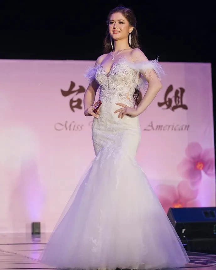 杜若薇是「2023台美小姐選拔賽」第一公主。賴清德競辦提供