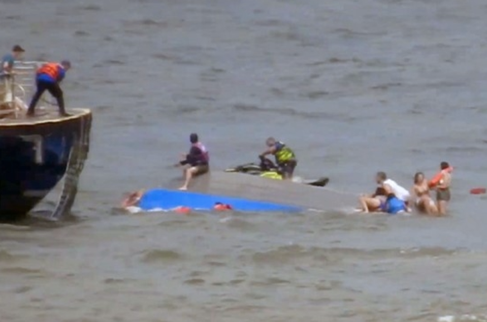 All 13 people on board the boat were thrown overboard during the capsizing (The United States Attorney for the Southern District of New York)