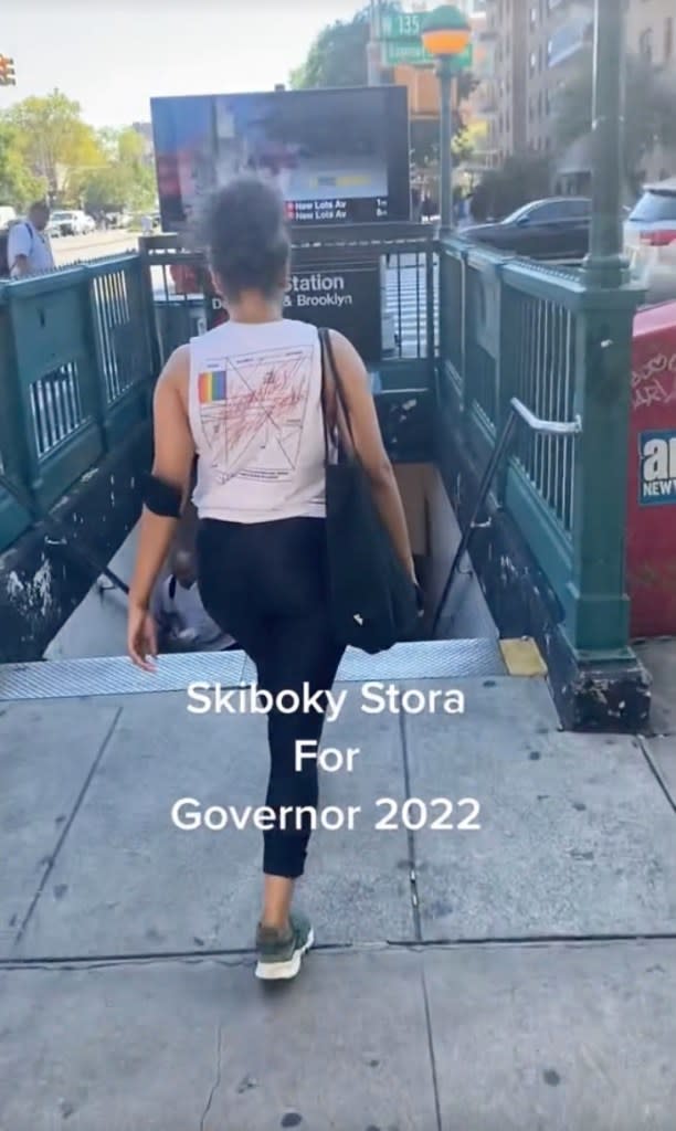 Stora documents his harassment of women on his TikTok. Governor Skiboky Stora/TikTok