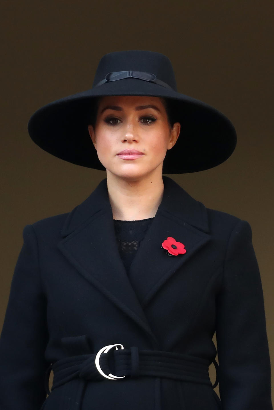 Meghan Markle watched the service this morning from another balcony [Image: Getty]