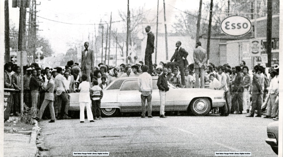 On Jan. 10, 1972, men identified as Black Muslims from out of town held a demonstration on North Boulevard that led to a shootout with police. Two officers and two Black Muslims were killed, escalating racial tension in Baton Rouge.