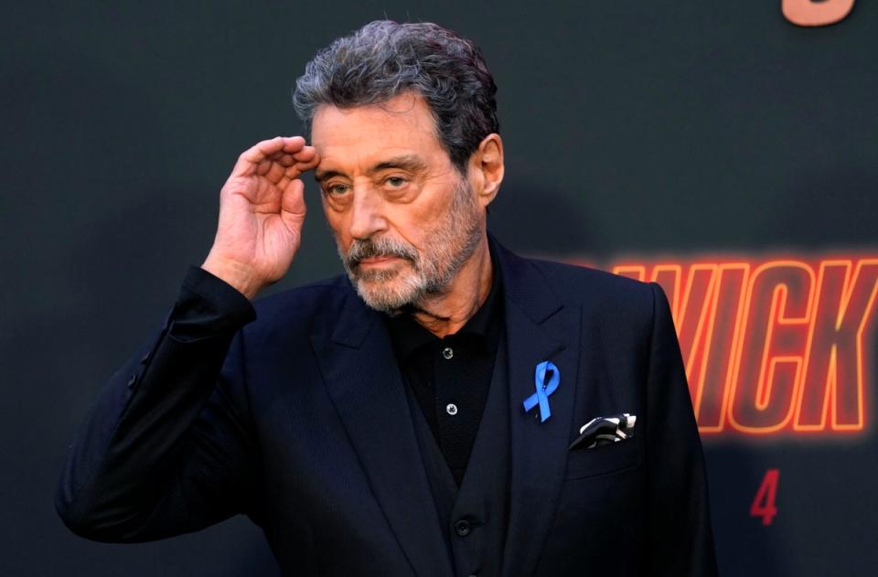 Ian McShane at the LA Premiere of ‘John Wick: Chapter 4’ in 2023 (2023 Invision)