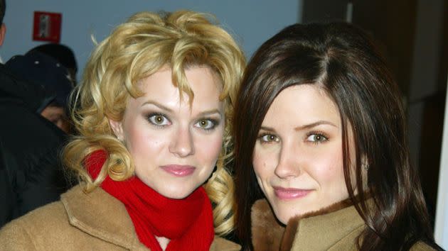 Hilarie Burton and Sophia Bush of 