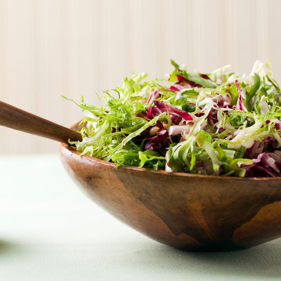 Frisée, Radicchio, and Fennel Salad with Mustard Vinaigrette